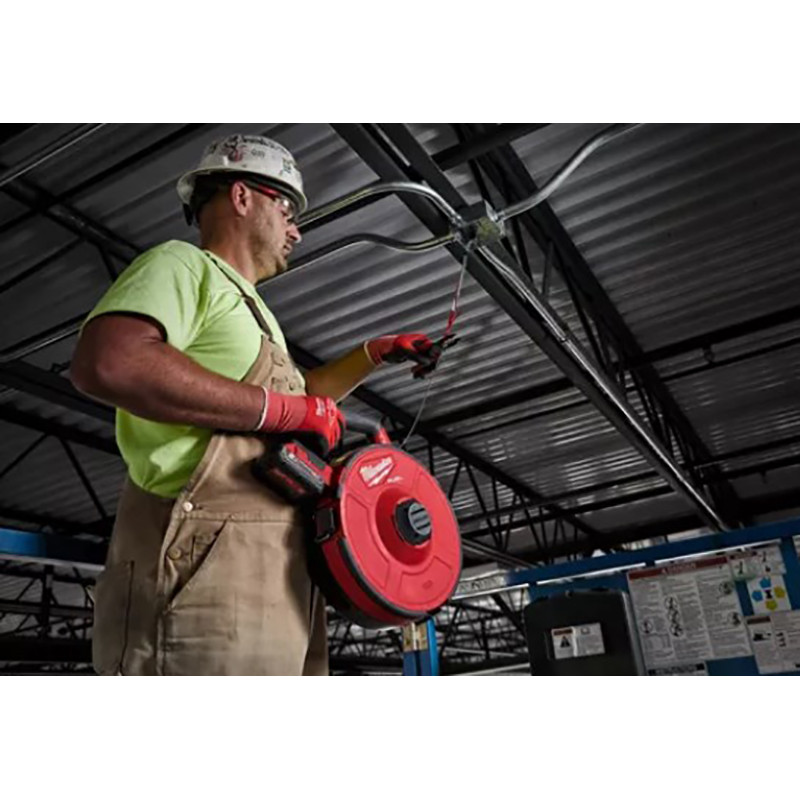 Купити Пристрій акумуляторний для протягування кабелю MILWAUKEE, M18 FPFT-202 NC Set, 30м (зарядний пристрій M12-18 FC, 2 акумулятори M18 B2 2Аг. барабан зі сталевим дротом 36м Х 3мм). Офіційний магазин Мілвокі Україна, фірмова гарантія з доставкою по Украіні