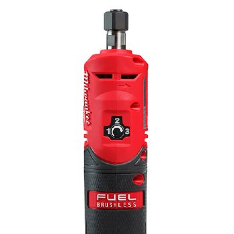 Купити Шліфмашина пряма цангова акумуляторна безщіткова MILWAUKEE, M12 FDGS-422B (зарядний пристрій С12 С, 1 акумулятор М12 В2 2Аг, 1 акумулятор М12 В4 4Аг,  цангі 6 та 8мм, сумка). Офіційний магазин Мілвокі Україна, фірмова гарантія з доставкою по Украіні