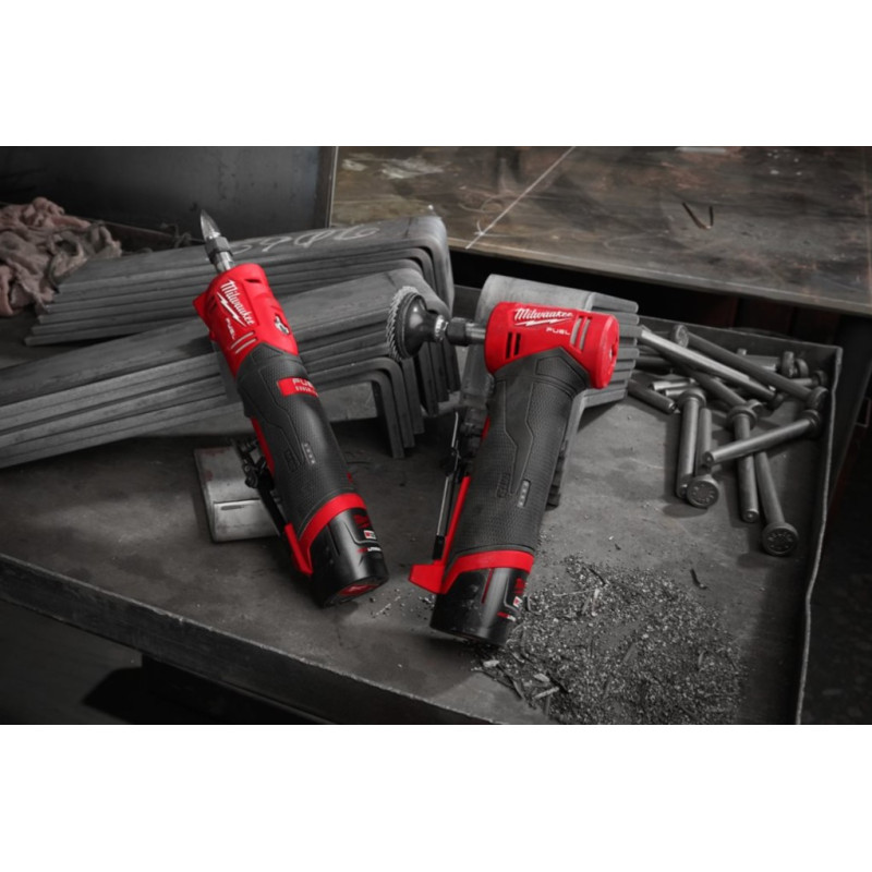 Купити Шліфмашина пряма цангова акумуляторна безщіткова MILWAUKEE, M12 FDGS-0, цанга 6/8мм (каркас, картонне пакування). Офіційний магазин Мілвокі Україна, фірмова гарантія з доставкою по Украіні