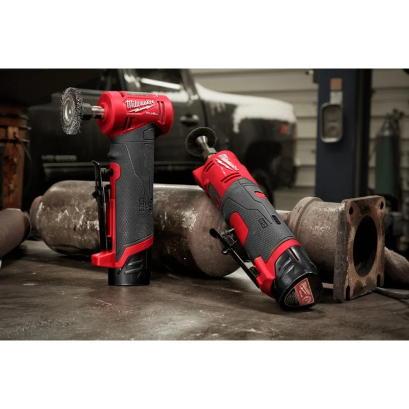 Купити Шліфмашина пряма цангова акумуляторна безщіткова MILWAUKEE, M12 FDGS-0, цанга 6/8мм (каркас, картонне пакування). Офіційний магазин Мілвокі Україна, фірмова гарантія з доставкою по Украіні