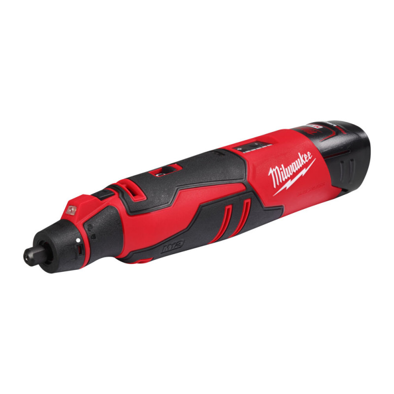 Купити Шліфмашина пряма акумуляторна безщіткова MILWAUKEE, M12 BLROT-0 (каркас, цанга 3,2мм, картонне пакування). Офіційний магазин Мілвокі Україна, фірмова гарантія з доставкою по Украіні