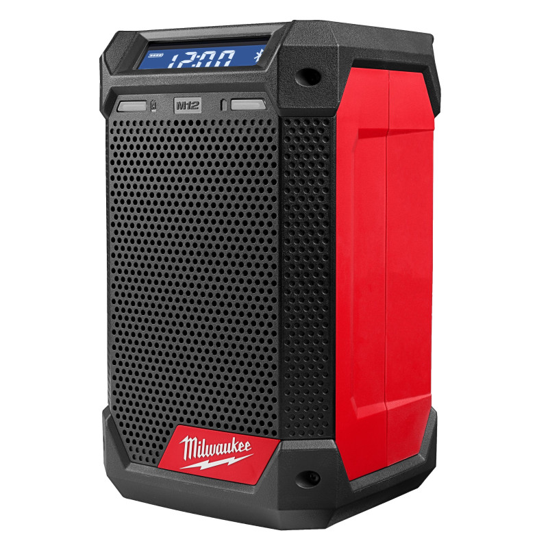 Купити Радіоприймач із зарядним пристроєм акумуляторний MILWAUKEE, M12 RCDAB+ (картонне пакування). Офіційний магазин Мілвокі Україна, фірмова гарантія з доставкою по Украіні