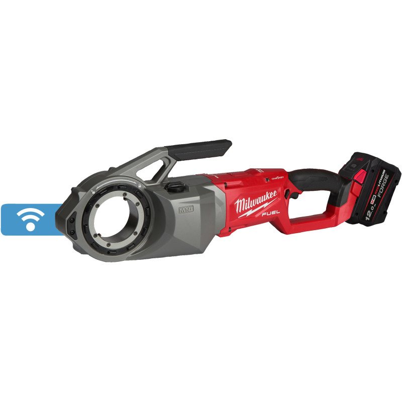 Купити Інструмент різьбонарізний акумуляторний безщітковий MILWAUKEE M18 FPT2-121C (зарядний пристрій M12-18 FC, 1 акумулятор FB12 12Аг, кейс). Офіційний магазин Мілвокі Україна, фірмова гарантія з доставкою по Украіні
