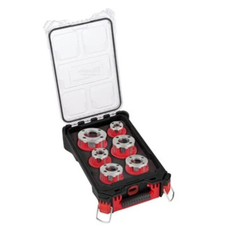 Купити Набір головок для нарізання різблення PACKOUT MILWAUKEE FPT2HK BSPT Alloy, (для FPT2) (6шт). Офіційний магазин Мілвокі Україна, фірмова гарантія з доставкою по Украіні