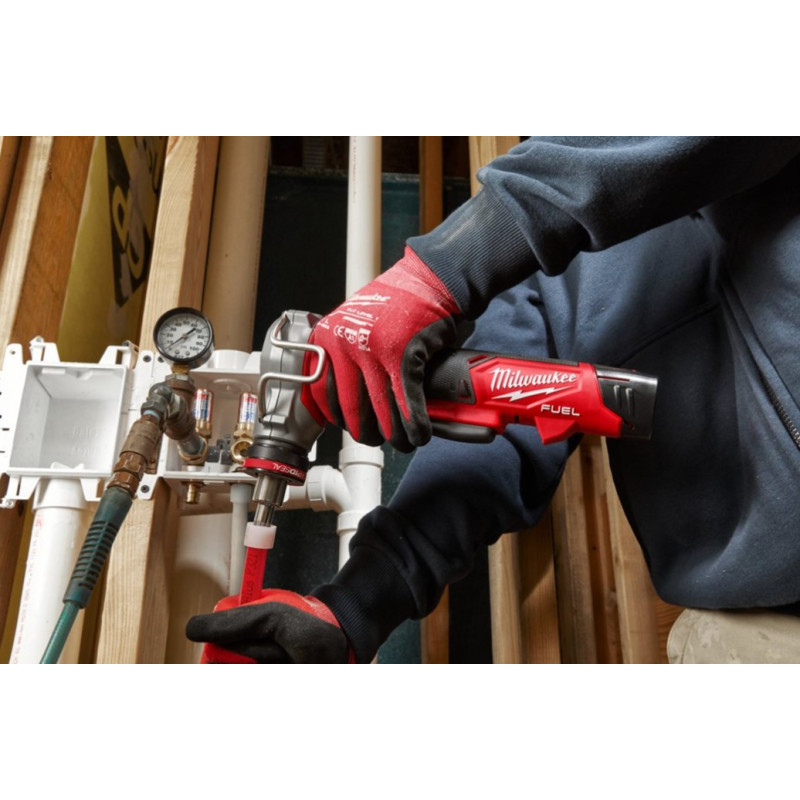 Купити Інструмент розширювальний акумуляторний UPONOR Q&E MILWAUKEE M12 FPXP-I10202C (зарядний пристрій С12 С, 2 акумулятори М12 В2 2Аг, аксесуари, кейс). Офіційний магазин Мілвокі Україна, фірмова гарантія з доставкою по Украіні
