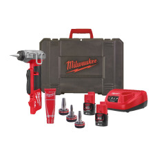 Купити Інструмент розширювальний акумуляторний UPONOR Q&E MILWAUKEE M12 FPXP-I10202C (зарядний пристрій С12 С, 2 акумулятори М12 В2 2Аг, аксесуари, кейс). Офіційний магазин Мілвокі Україна, фірмова гарантія з доставкою по Украіні