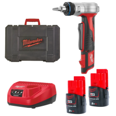 Купити Інструмент розширювальний акумуляторний UPONOR Q&E MILWAUKEE, C12PXP-202C (зарядний пристрій С12 С, 2 акумулятори М12 В2 2Аг, аксесуари, кейс). Офіційний магазин Мілвокі Україна, фірмова гарантія з доставкою по Украіні
