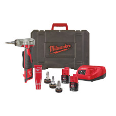 Купити Інструмент розширювальний акумуляторний UPONOR Q&E MILWAUKEE C12 PXP-I06202C (зарядний пристрій С12 С, 2 акумулятори М12 В2 2Аг, аксесуари, кейс). Офіційний магазин Мілвокі Україна, фірмова гарантія з доставкою по Украіні