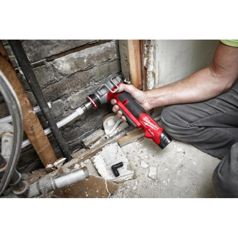 Купити Інструмент розширювальний акумуляторний UPONOR Q&E MILWAUKEE M12 FPXP-I06202C (зарядний пристрій С12 С, 2 акумулятори М12 В2 2Аг, аксесуари, кейс). Офіційний магазин Мілвокі Україна, фірмова гарантія з доставкою по Украіні