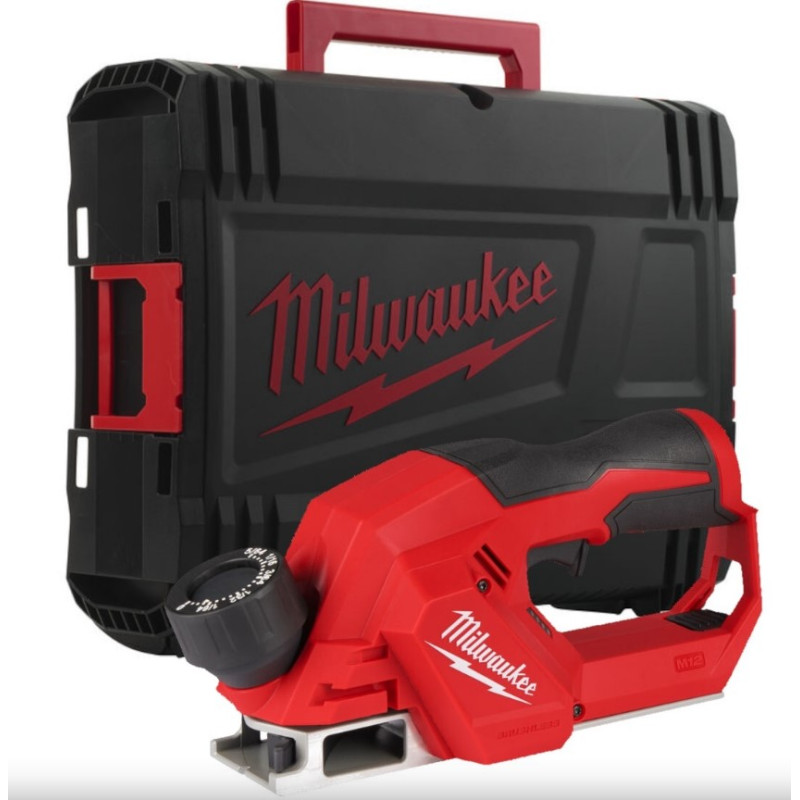 Купити Акумуляторний рубанок MILWAUKEE M12 BLP-0X 4933492850 (HDкейс). Офіційний магазин Мілвокі Україна, фірмова гарантія з доставкою по Украіні