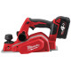 Купити Рубанок акумуляторний MILWAUKEE, M18 BP-402C, 82мм (зарядний пристрій М12-18 С, 2 акумулятори М18 В4 4Аг, кейс). Офіційний магазин Мілвокі Україна, фірмова гарантія з доставкою по Украіні