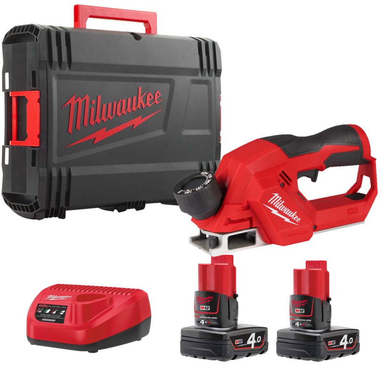 Купити Рубанок акумуляторний безщітковий M12 BLP-402X MILWAUKEE. Офіційний магазин Мілвокі Україна, фірмова гарантія з доставкою по Украіні