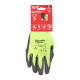 Купити Рукавиці робочі сигнальні Hi-Vis MILWAUKEE, з опором порізам 2/B рівня, розмір 9/L. Офіційний магазин Мілвокі Україна, фірмова гарантія з доставкою по Украіні