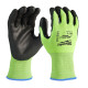 Купити Рукавиці робочі сигнальні Hi-Vis MILWAUKEE, з опором порізам 2/B рівня, розмір 10/XL. Офіційний магазин Мілвокі Україна, фірмова гарантія з доставкою по Украіні