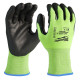 Купити Рукавиці робочі сигнальні Hi-Vis MILWAUKEE, з опором порізам 2/B рівня, розмір 11/XXL. Офіційний магазин Мілвокі Україна, фірмова гарантія з доставкою по Украіні