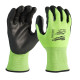 Купити Рукавиці робочі сигнальні Hi-Vis MILWAUKEE, з опором порізам 3/С рівня, розмір 10/XL. Офіційний магазин Мілвокі Україна, фірмова гарантія з доставкою по Украіні