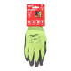 Купити Рукавиці робочі сигнальні Hi-Vis MILWAUKEE, з опором порізам 4/D рівня, розмір 9/L. Офіційний магазин Мілвокі Україна, фірмова гарантія з доставкою по Украіні