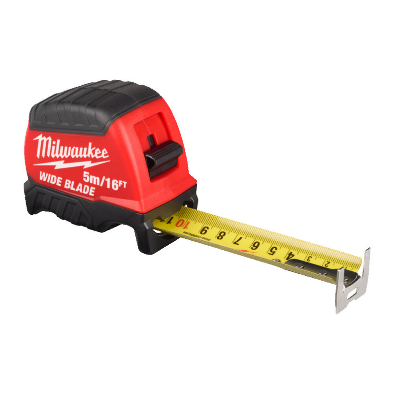 Купити Рулетка WIDE BLADE MILWAUKEE (Gen2), 5м/16фт (35мм). Офіційний магазин Мілвокі Україна, фірмова гарантія з доставкою по Украіні