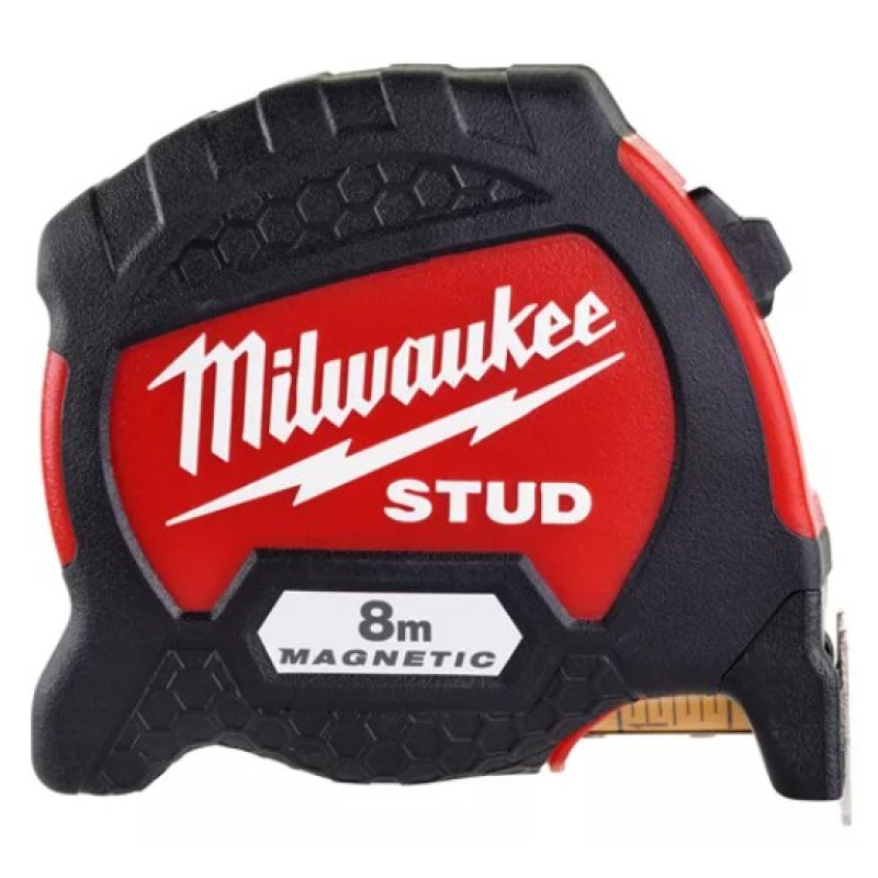 Купити Рулетка магнитная STUD MILWAUKEE GEN II, 8м (33мм), (заміна на 4932498765). Офіційний магазин Мілвокі Україна, фірмова гарантія з доставкою по Украіні