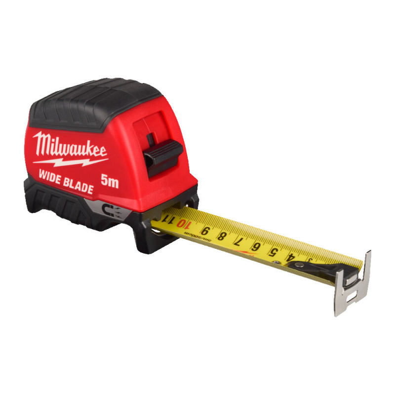 Купити Рулетка магнитная WIDE BLADE MAGNETIC MILWAUKEE (Gen2), 5м (35мм). Офіційний магазин Мілвокі Україна, фірмова гарантія з доставкою по Украіні