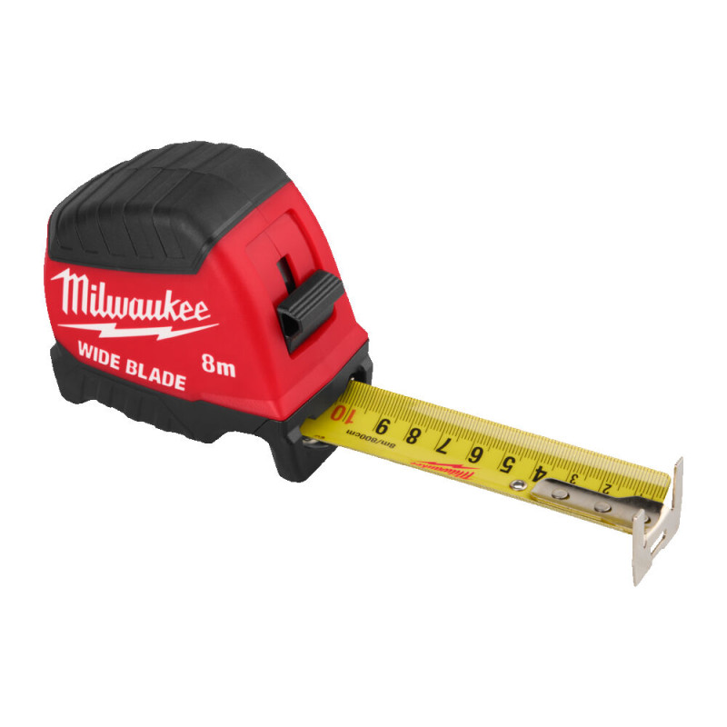 Купити Рулетка WIDE BLADE MILWAUKEE (Gen2), 8м (35мм). Офіційний магазин Мілвокі Україна, фірмова гарантія з доставкою по Украіні