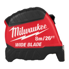 Купити Рулетка WIDE BLADE MILWAUKEE (Gen2), 8м/26фт (35мм). Офіційний магазин Мілвокі Україна, фірмова гарантія з доставкою по Украіні