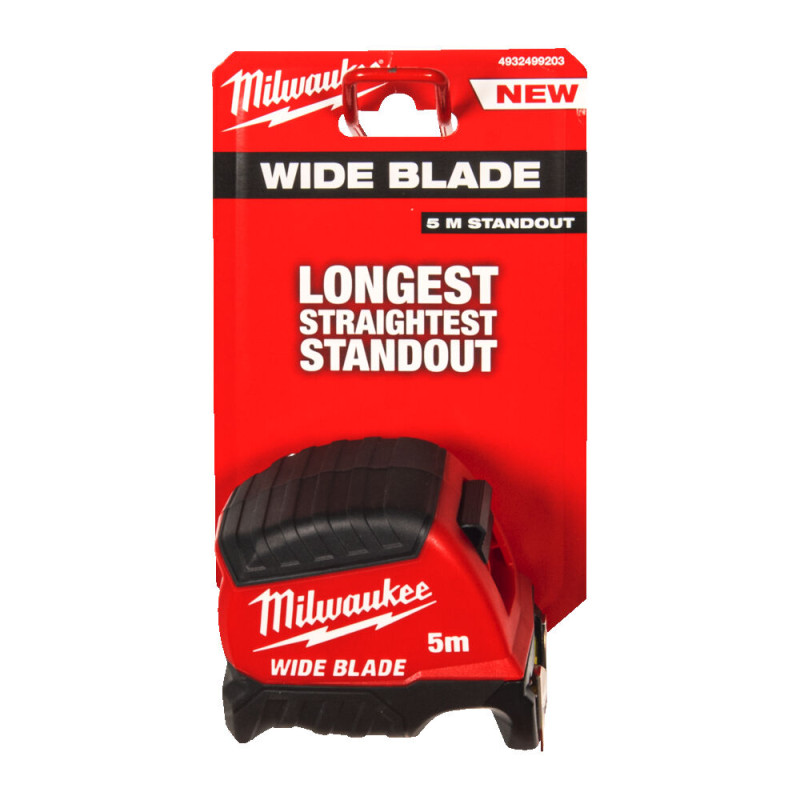 Купити Рулетка WIDE BLADE MILWAUKEE (Gen2), 5м (35мм). Офіційний магазин Мілвокі Україна, фірмова гарантія з доставкою по Украіні