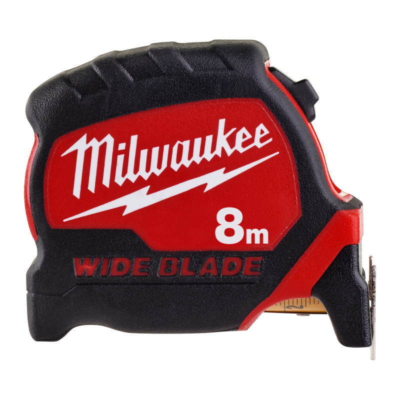 Купити Рулетка MILWAUKEE WIDE BLADE, 8м (33мм). Офіційний магазин Мілвокі Україна, фірмова гарантія з доставкою по Украіні