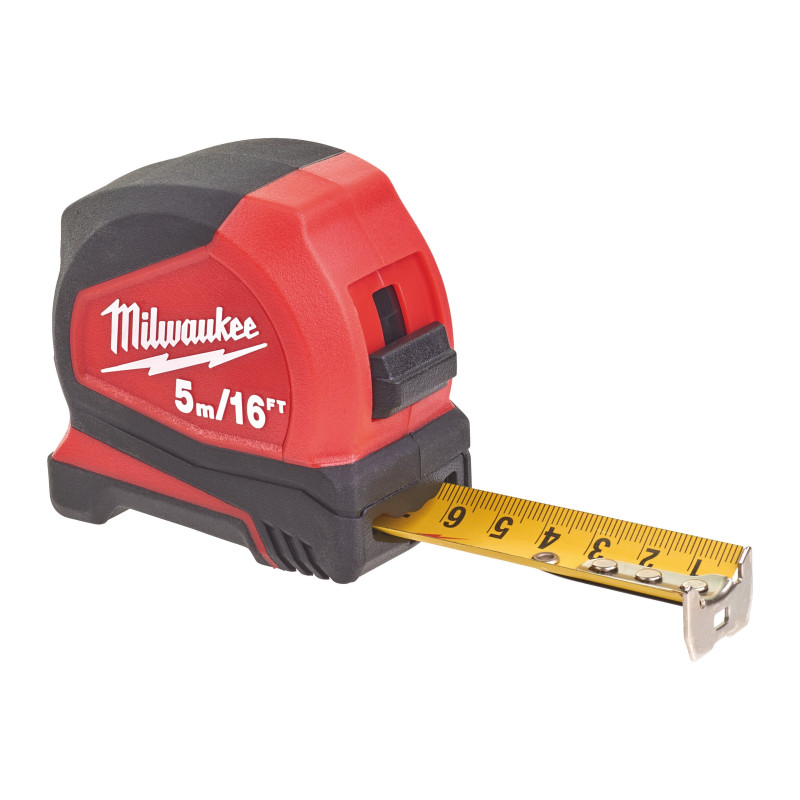 Купити Рулетка Pro Compact MILWAUKEE, 5м/16фт (25мм), (заміна на 4932498779). Офіційний магазин Мілвокі Україна, фірмова гарантія з доставкою по Украіні