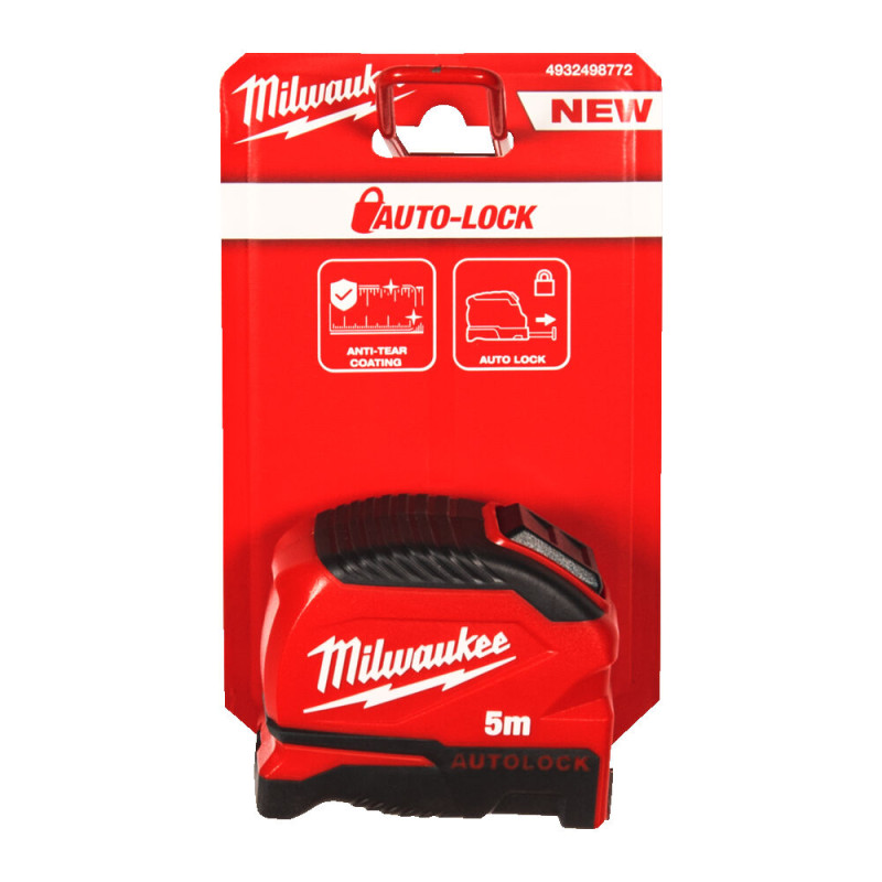 Купити Рулетка AUTOLOCK MILWAUKEE (Gen 2), 5м (25мм). Офіційний магазин Мілвокі Україна, фірмова гарантія з доставкою по Украіні