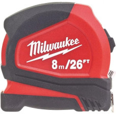 Купити Рулетка Pro Compact MILWAUKEE, 8м/26фт (25мм), (заміна на 4932498781). Офіційний магазин Мілвокі Україна, фірмова гарантія з доставкою по Украіні