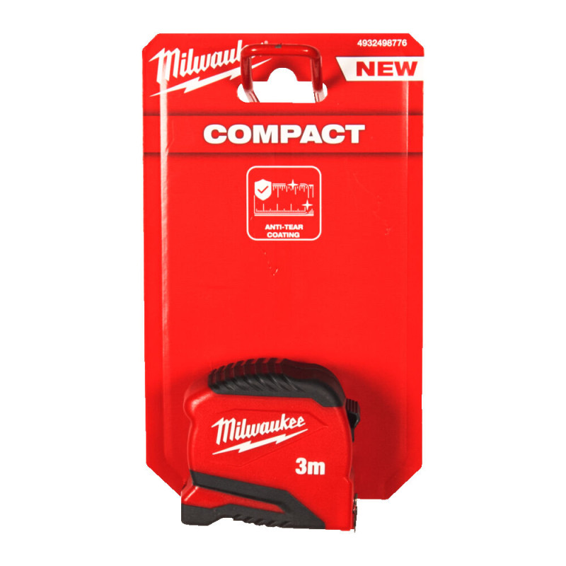 Купити Рулетка Pro Compact MILWAUKEE (Gen 2), 3м, (19мм). Офіційний магазин Мілвокі Україна, фірмова гарантія з доставкою по Украіні