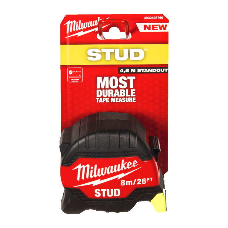 Купити Рулетка STUD MILWAUKEE (Gen 3), 8м/26фт (33мм). Офіційний магазин Мілвокі Україна, фірмова гарантія з доставкою по Украіні