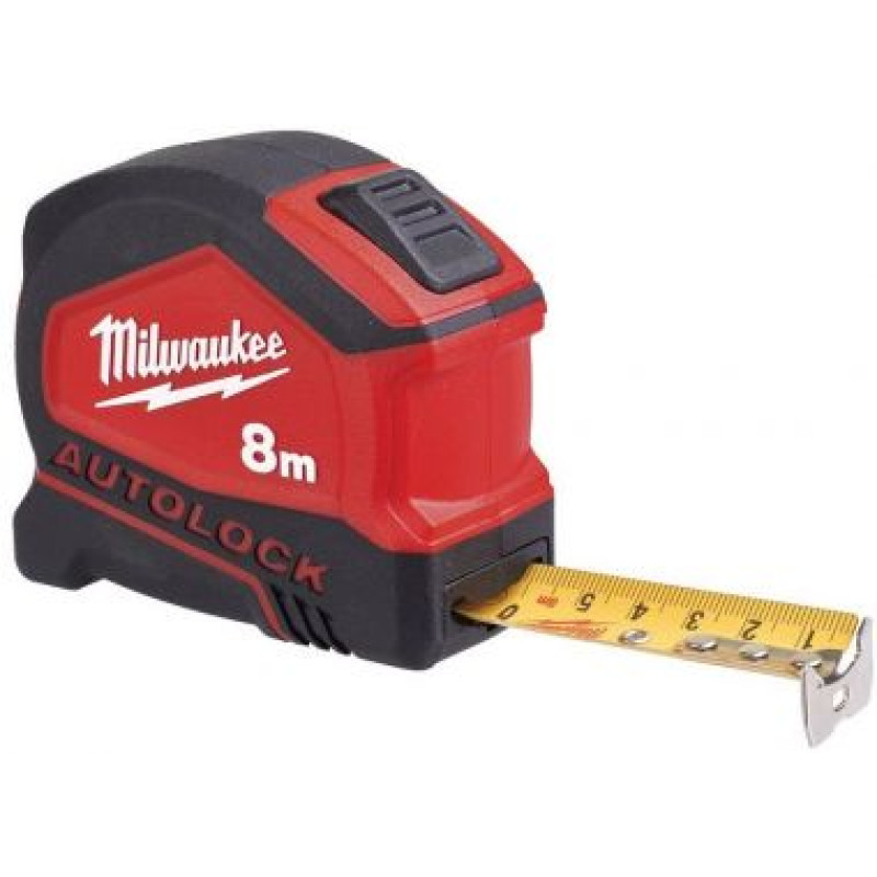Купити Рулетка AUTOLOCK MILWAUKEE, 8м (25мм), (заміна на 4932498774). Офіційний магазин Мілвокі Україна, фірмова гарантія з доставкою по Украіні