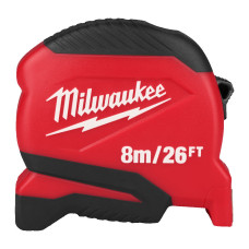 Купити Рулетка Pro Compact MILWAUKEE (Gen 2), 8м/26фт, (25мм). Офіційний магазин Мілвокі Україна, фірмова гарантія з доставкою по Украіні