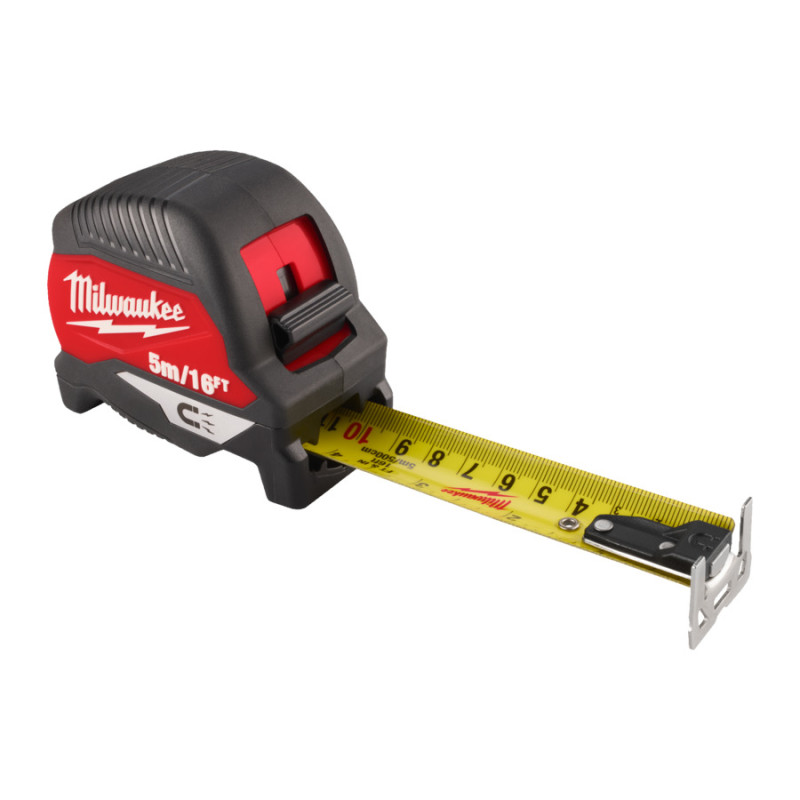 Купити Рулетка магнітна MAGNETIC MILWAUKEE (Gen4), 5м/16фт (30мм). Офіційний магазин Мілвокі Україна, фірмова гарантія з доставкою по Украіні