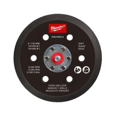 Купити Підошва шліфувальна MILWAUKEE FROSBPSH150, діаметр 150мм, 6 отв. для M12 FROS (м'яка з ліпучкою ). Офіційний магазин Мілвокі Україна, фірмова гарантія з доставкою по Украіні