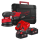 Купити Шліфмашина ексцентрикова акумуляторна безщіткова MILWAUKEE, M18 FROS125-502X, діаметр 125мм (зарядний пристрій М12-18 FC. 2 акумулятори М18 В5 5Аг, HDкейс). Офіційний магазин Мілвокі Україна, фірмова гарантія з доставкою по Украіні