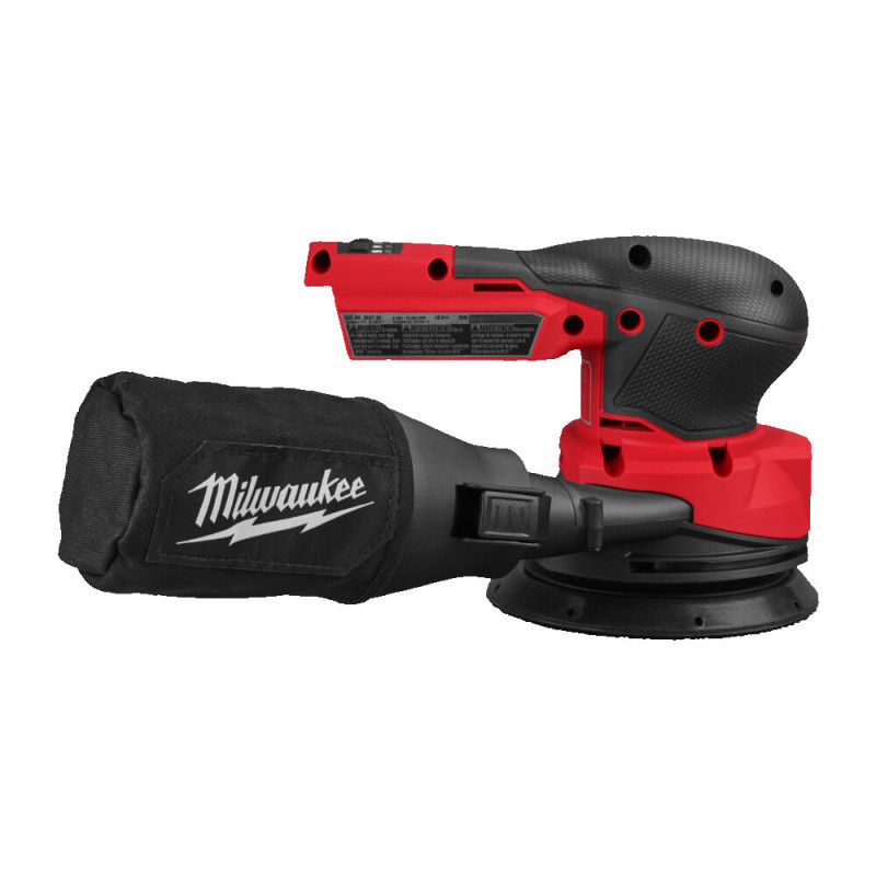 Купити Шліфмашина ексцентрикова акумуляторна безщіткова MILWAUKEE, M18 FROS125-502X, діаметр 125мм (зарядний пристрій М12-18 FC. 2 акумулятори М18 В5 5Аг, HDкейс). Офіційний магазин Мілвокі Україна, фірмова гарантія з доставкою по Украіні