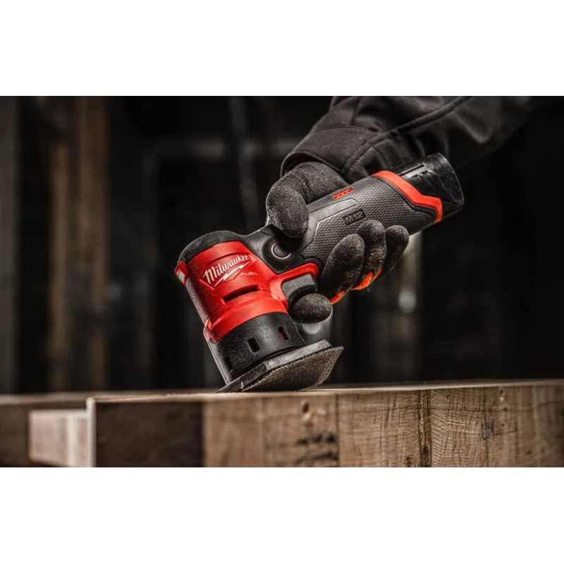 Купити Шліфмашина вібраційна акумуляторна безщіткова MILWAUKEE, M12 FDSS-0B (каркас, картонне пакування). Офіційний магазин Мілвокі Україна, фірмова гарантія з доставкою по Украіні