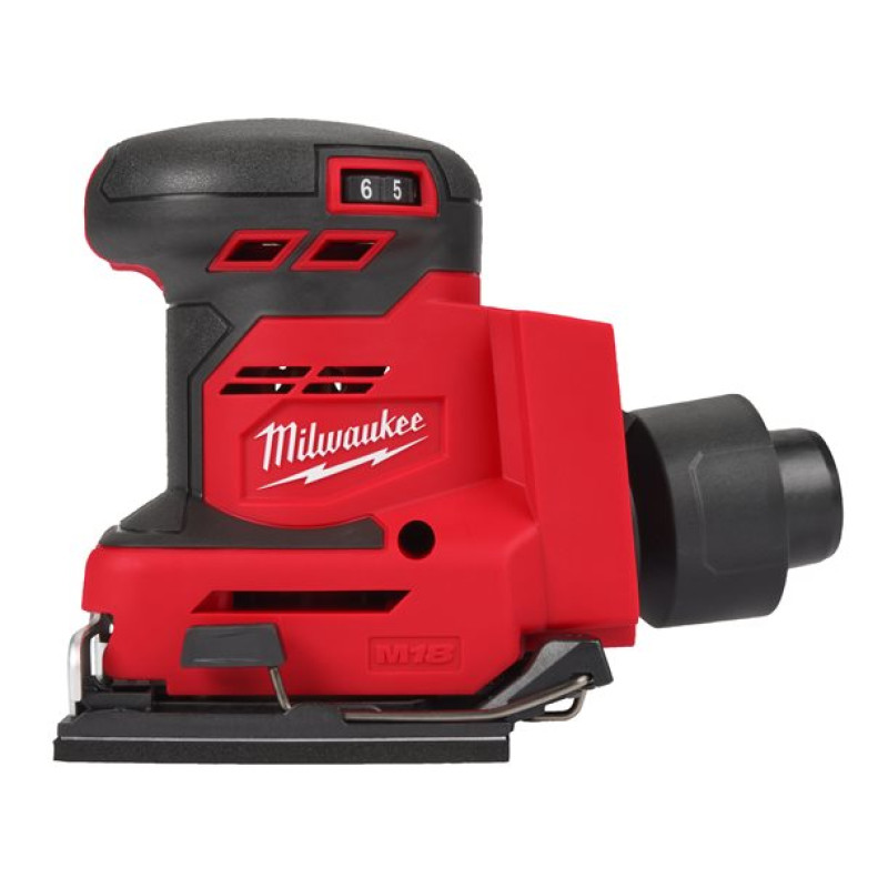 Купити Шліфмашина вібраційна акумуляторна MILWAUKEE, M18 BQSS-0, 113х104мм (каркас). Офіційний магазин Мілвокі Україна, фірмова гарантія з доставкою по Украіні