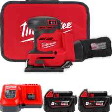 Купити Шліфмашина вібраційна акумуляторна MILWAUKEE, M18 BQSS-502B, 113х104мм (зарядний пристрій М12-18 С, 2 акумулятори М18 В5 5Аг, сумка). Офіційний магазин Мілвокі Україна, фірмова гарантія з доставкою по Украіні