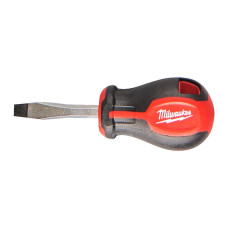 Купити Викрутка магнітна з тригранною рукояткою короткая MILWAUKEE, SL 1,2x6,5x45мм. Офіційний магазин Мілвокі Україна, фірмова гарантія з доставкою по Украіні