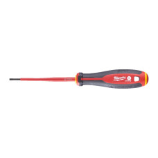 Купити Викрутка з тригранною рукояткою ізольована VDE MILWAUKEE, SL 0,5х3,0х100мм. Офіційний магазин Мілвокі Україна, фірмова гарантія з доставкою по Украіні