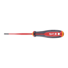 Купити Викрутка з тригранною рукояткою ізольована VDE MILWAUKEE, SL 0,6х3,5х100мм. Офіційний магазин Мілвокі Україна, фірмова гарантія з доставкою по Украіні