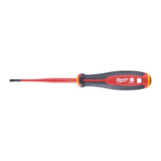 Купити Викрутка з тригранною рукояткою ізольована VDE MILWAUKEE, SL 0,8х4,0х100мм. Офіційний магазин Мілвокі Україна, фірмова гарантія з доставкою по Украіні