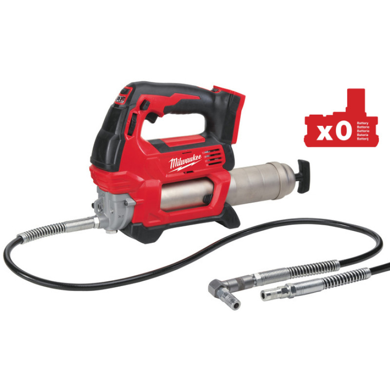 Купити Шприць для змащування акумуляторний MILWAUKEE, M18 GG-0. Офіційний магазин Мілвокі Україна, фірмова гарантія з доставкою по Украіні