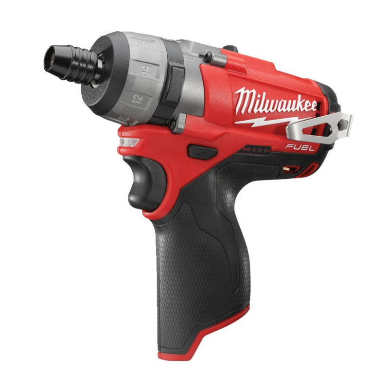 Купити Шуруповерт акумуляторний безщітковий 1/4'' HEX MILWAUKEE, M12 CD-0, 37Нм (каркас, кліпса для ременя, картонне пакування). Офіційний магазин Мілвокі Україна, фірмова гарантія з доставкою по Украіні