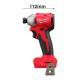 Купити Шуруповерт ударний акумуляторний безщітковий 1/4'' HEX MILWAUKEE, M18 BLIDRC-0. 190Нм (каркас, кліпса для ременя, картонне пакування). Офіційний магазин Мілвокі Україна, фірмова гарантія з доставкою по Украіні