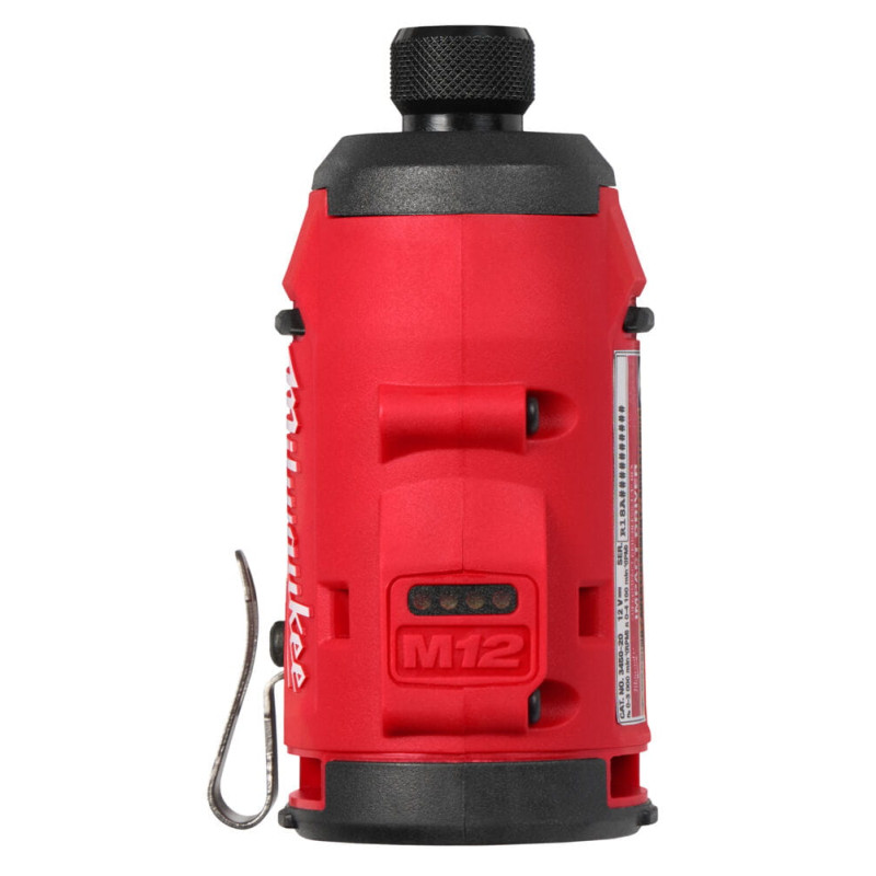 Купити Шуруповерт ударний акумуляторний безщітковий 1/4'' HEX MILWAUKEE, M12 BLIDRC-202C, 124Нм (зарядний пристрій С12 С, 2 акумулятори М12 В2 2Аг, кліпса для реміня, кейс). Офіційний магазин Мілвокі Україна, фірмова гарантія з доставкою по Украіні